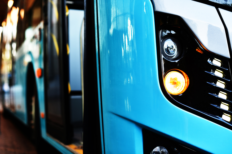 Headlight of public city hydrogen fuel cell bus